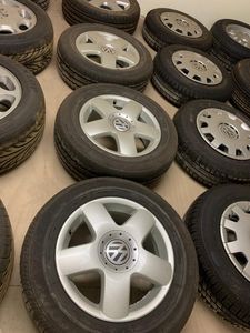 Vw mags and tyres for sale- various styles as per the pic- R4000 per set
