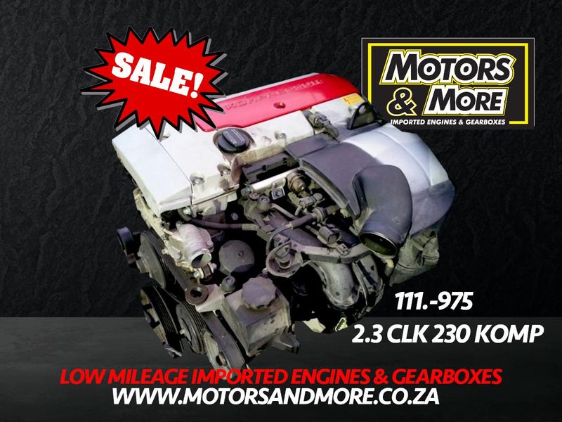 Mercedes C230 Kompressor 111.975 Engine For Sale No Trade in Needed