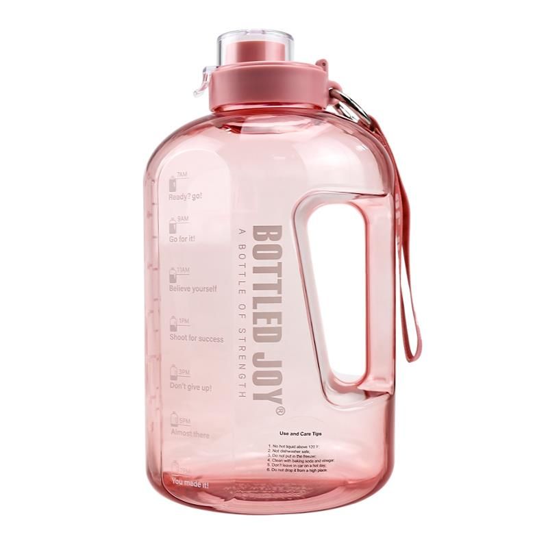 Leak proof 2.2L BPA FREE sports water bottle with motivational time marker