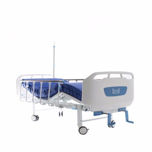 2 Crank Manual Hospital Bed - Backrest and Legrest Adjustable with lockable Castors. FREE DELIVERY
