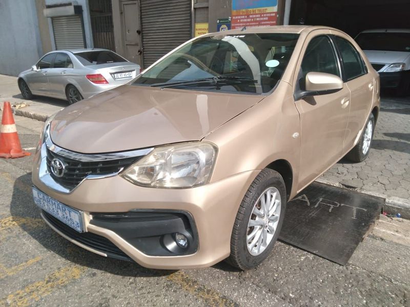 Gold Toyota Etios 1.5 Xi Sedan with 71000km available now!