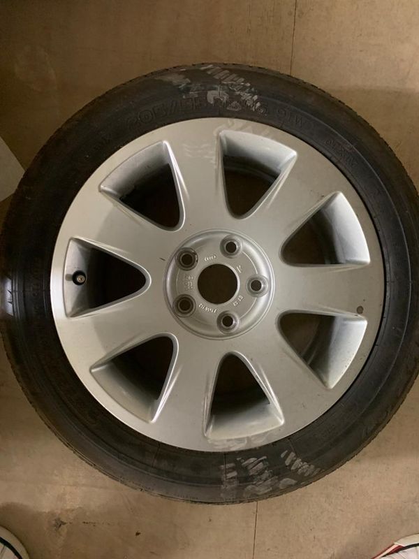 One only 16 inch mag and tyre- ideal spare wheel R1500