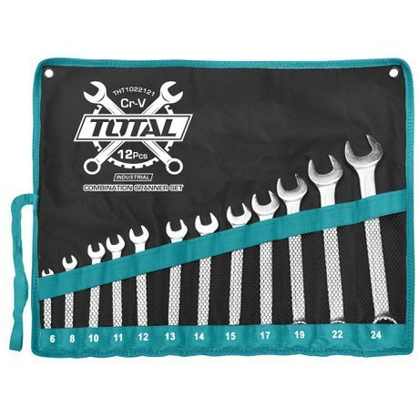 Total Tools 12 Piece Combination Spanner Set 6 - 24mm
