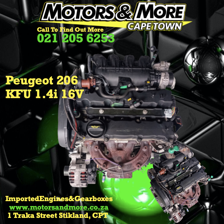 Peugeot 206 KFU 1.4i 16V Engine For Sale