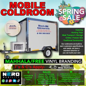 Mobile cold roooms