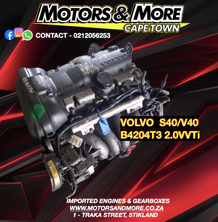 Volvo S40/V40 B4204T3 2.0VVTi Engine For Sale