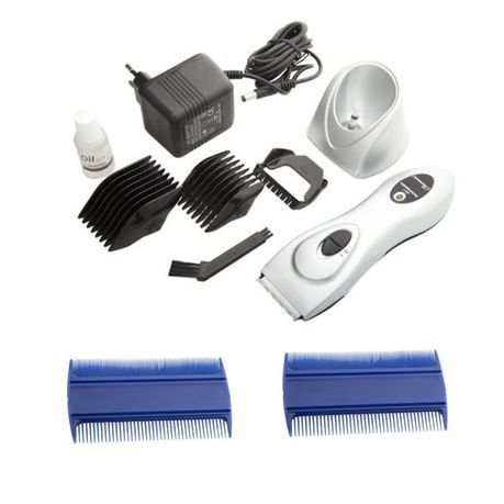 Burman - Professional Rechargeable Clipper with Fine Tooth Combs Set