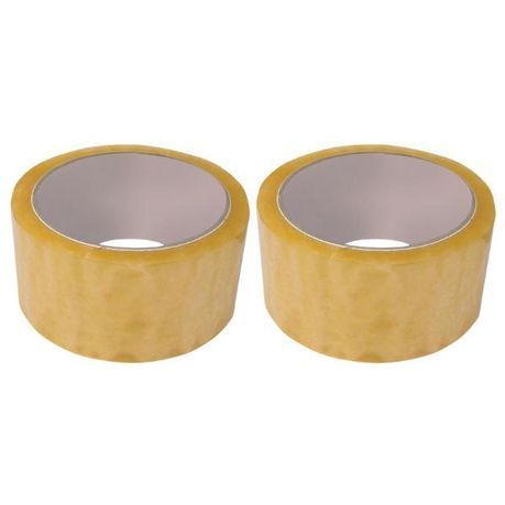 Source Direct - Packaging Tape (Clear Tape) 48mm x 50m - Pack of 2