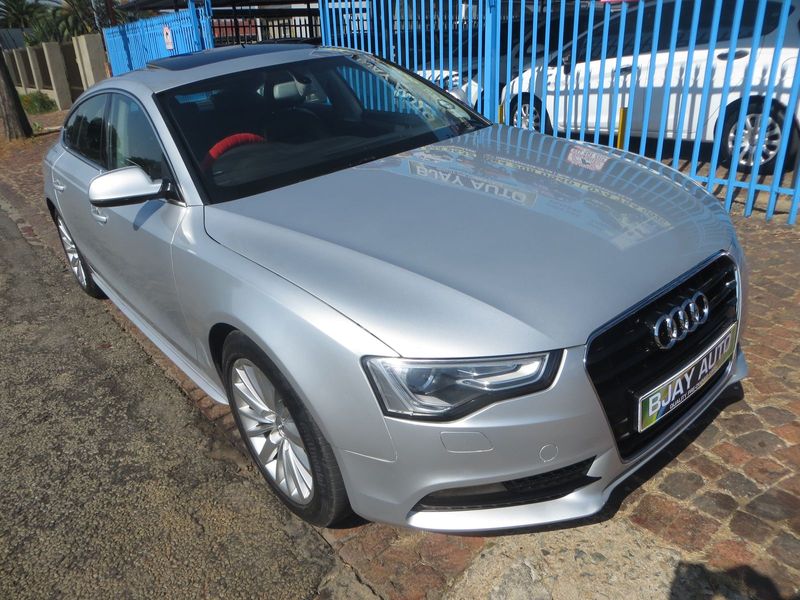 2012 Audi A5 Sportback 2.0 TFSI S Tronic, Silver with 87000km available now!