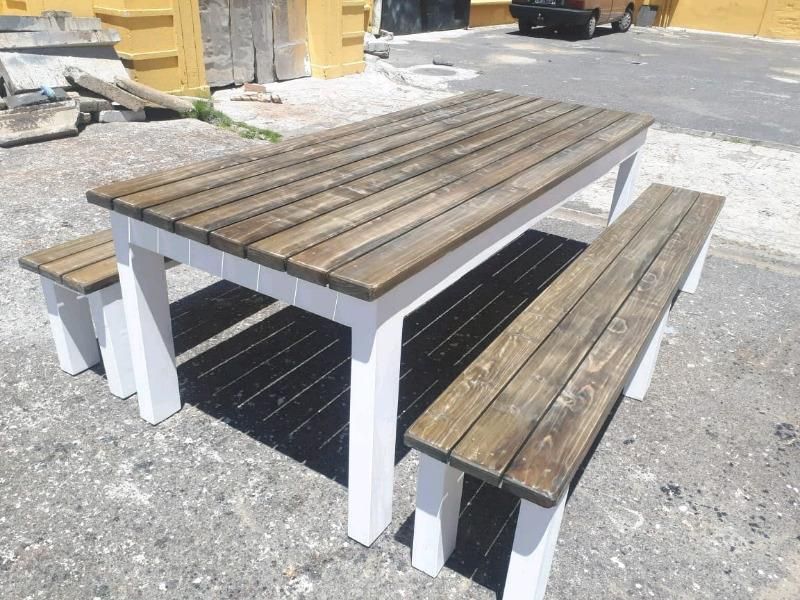 BRAND NEW WOODEN TABLES and BENCHES for SALE