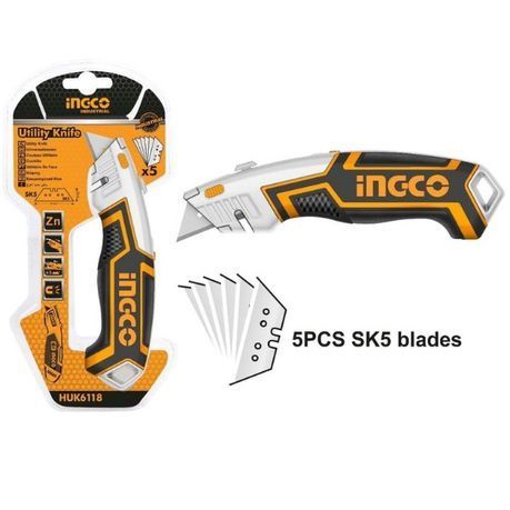 Ingco - Utility Knife / Packaging Knife / Box Knife