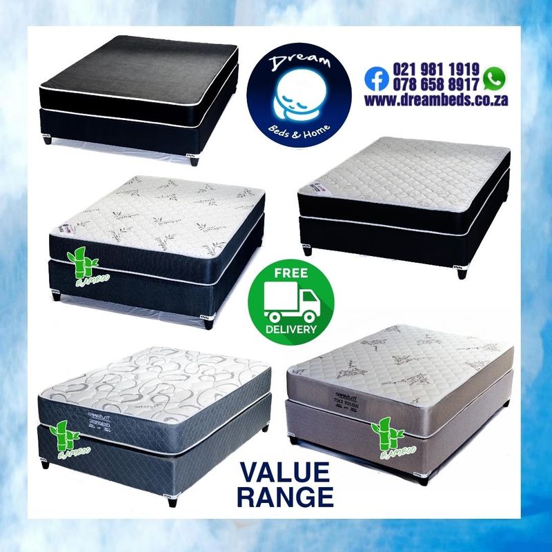 FREE DELIVERY - New Reliable BEDS on Sale from R1899 to R7999