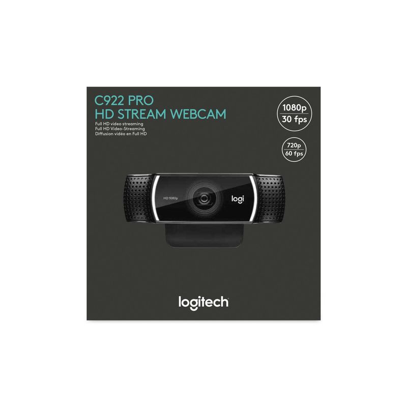 Logitech C922 Pro Stream Webcam Including Tripod 960-001088 - Brand New