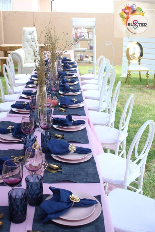Equipment hire in Randburg, Northriding, Centurion for your weddings, baby showers, bridal showers
