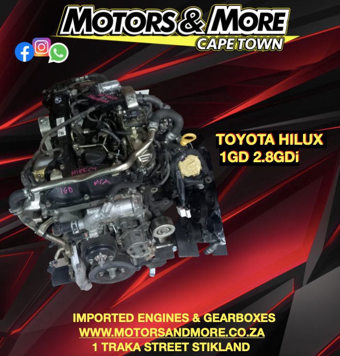 Toyota Hilux 1GD 2.8GDi Engine For Sale