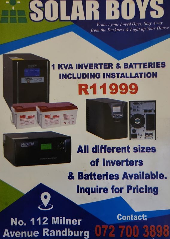 HYBRID INVERTERS FOR SALE WITH WARRANTY AND INSTALLATION