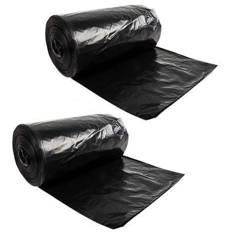 SourceDirect - Black Refuse Bag 50 Piece Per Pack 750x950mm - Pack of 2