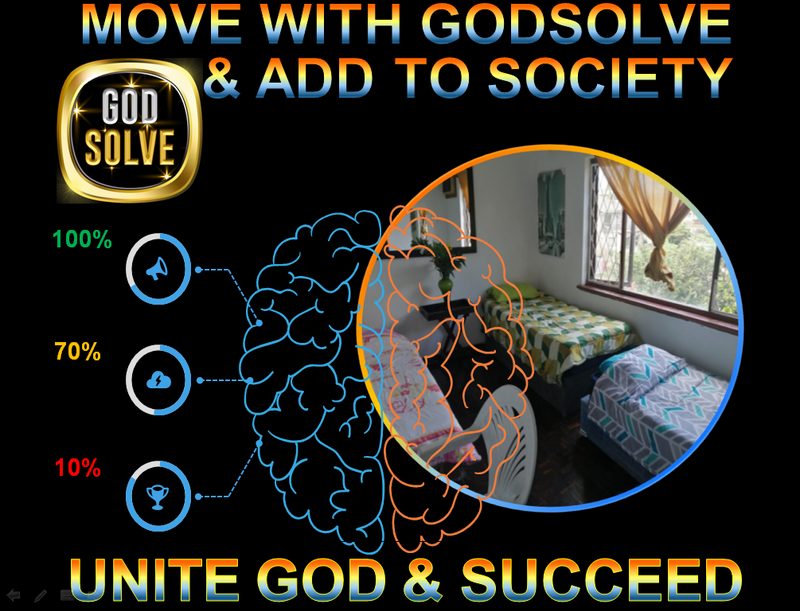 GODSOLVE, The Only Place To Be.  Free Onsite mentors get you to master your state of mind