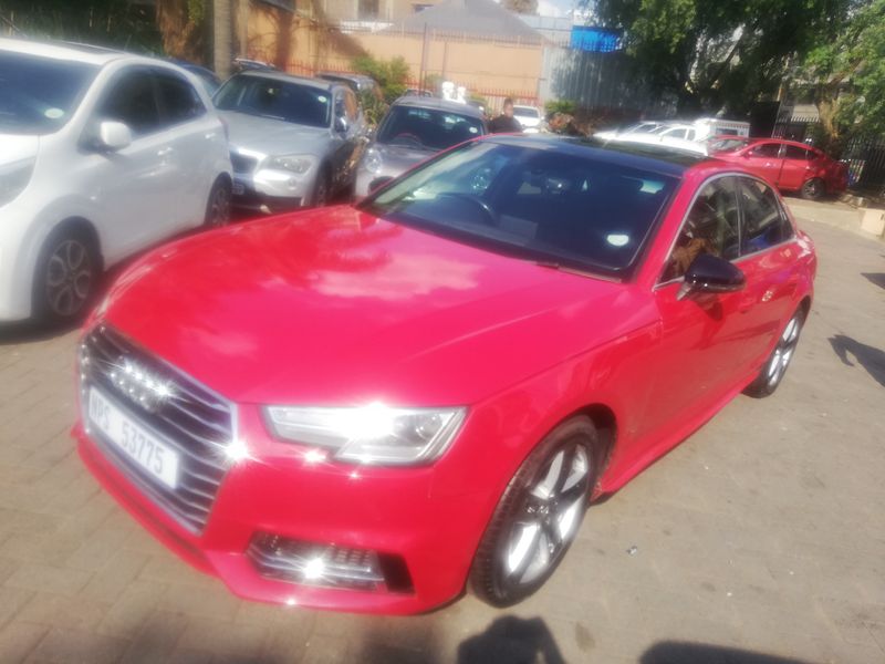 2017 Audi A4 1.4 TFSI Base, Red with 75000km available now!