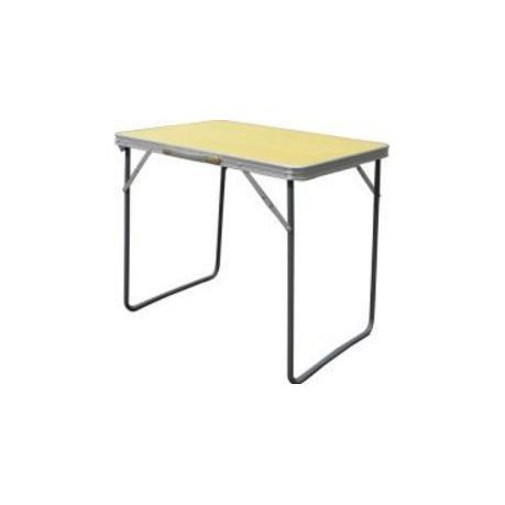 AfriTrail Aluminium Melamine Wood Finish Folding Camp Table 70cm