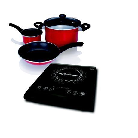 Mellerware - Capri Induction Cooker &amp;  Cookware Bundle