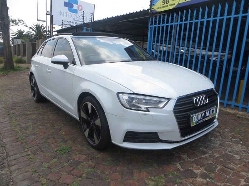 2018 Audi A3 Sportback 1.4 TFSI S S Tronic, White with 106000km available now!