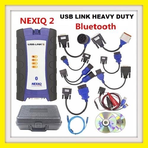 TRUCK DIAGNOSTIC NEXIQ-2 USB Link Bluetooth with Software, Diesel Truck Interface and All adaptors