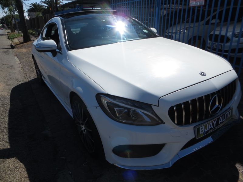 2018 Mercedes-Benz C 200 Coupe 7G-Tronic, White with 56000km available now!