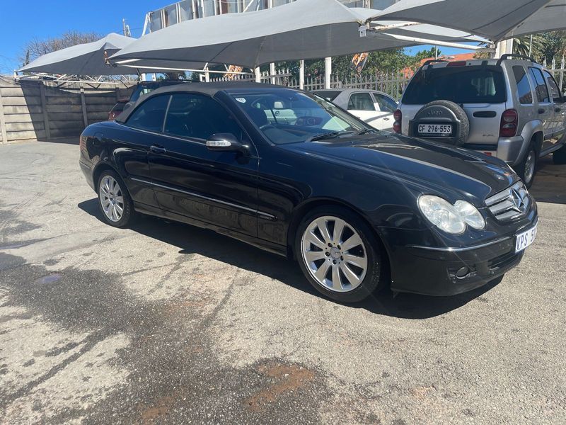 2007 Mercedes-Benz CLK 500 Cabrio Elegance 7G-Tronic, Black with 108912km available now!