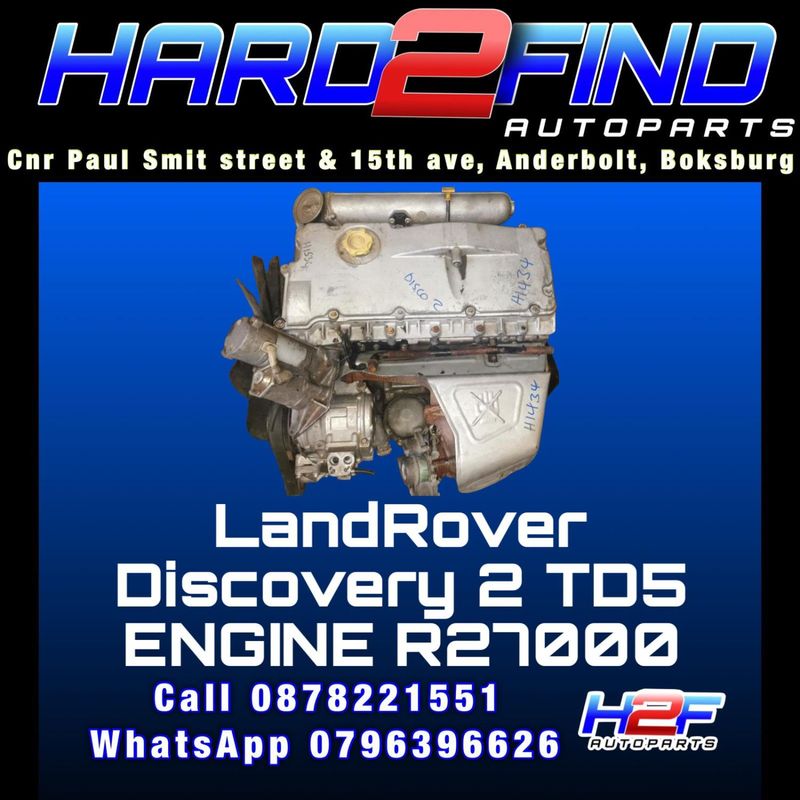 LANDROVER DISCOVERY 2 TD5 COMPLETE ENGINE