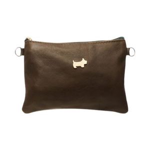 The Sassy - Leather Crossbody &  Mobile Phone Sling (Olive)