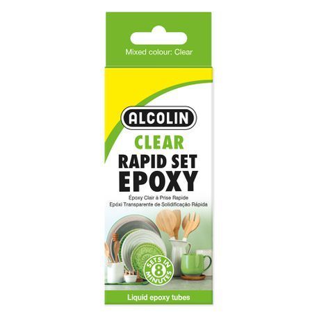 Alcolin Epoxy Liquid Rapid Set Clear - 2 x 20g