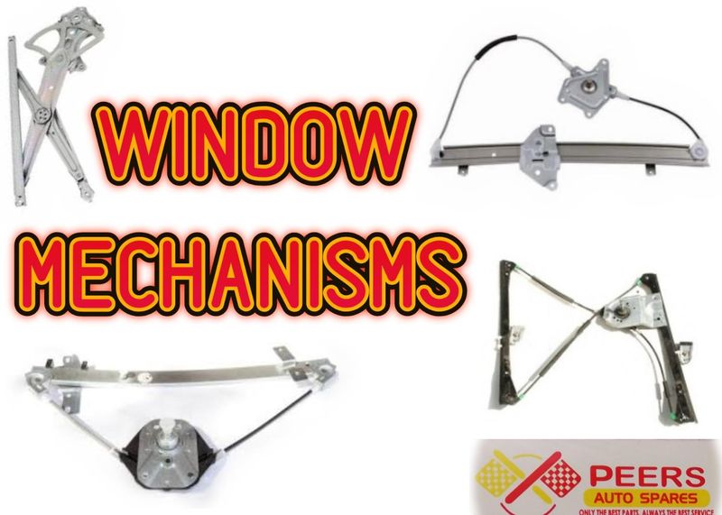 WINDOW MECHANISMS FOR MOST VEHICLES