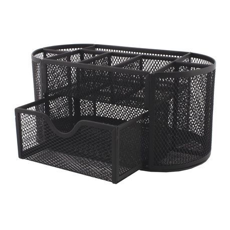 SDS - M820 Wire Mesh Clip and Pin Holder With Drawer Organizer , Black