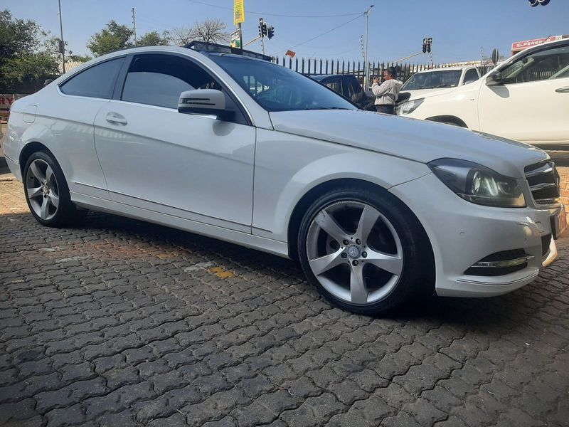 2013 Mercedes-Benz C 250 CDI Coupe 7G-Tronic, White with 105000km available now!