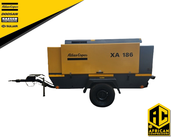 2007 ATLAS COPCO XA186 COMPRESSOR