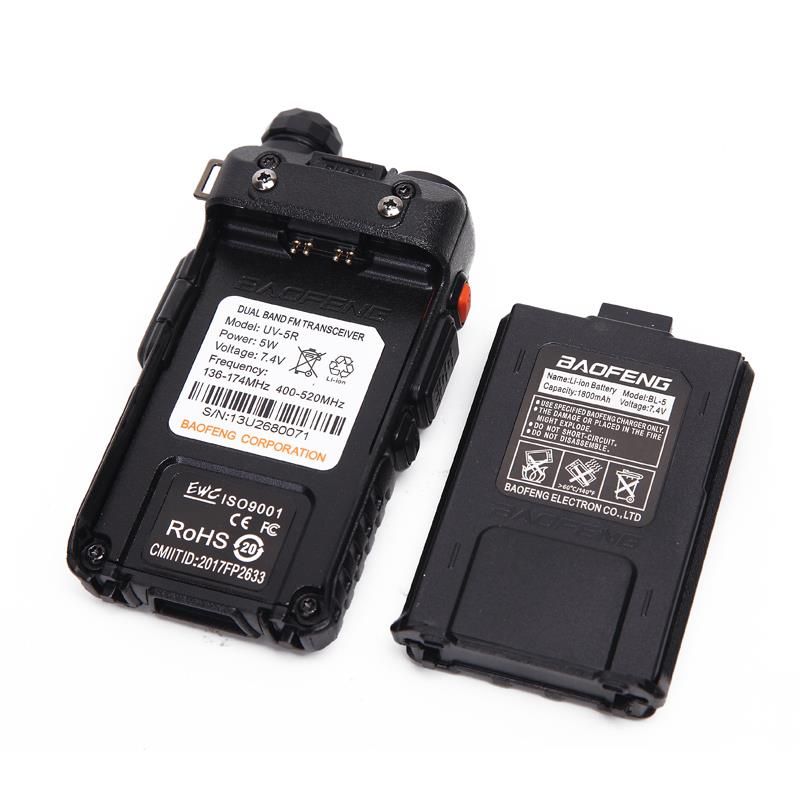 2 Way Radios Vhf Uhf Handheld Ham Walkie Talkie UV-5R