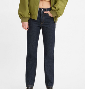 Nearly New Levi s Women s 501 Original Jeans Deep Breath - Deep Breath - 34 x 32