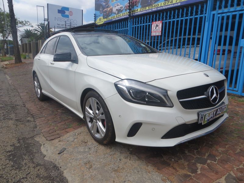 2017 Mercedes-Benz A 200 Style Line 7G-DCT, White with 98000km available now!