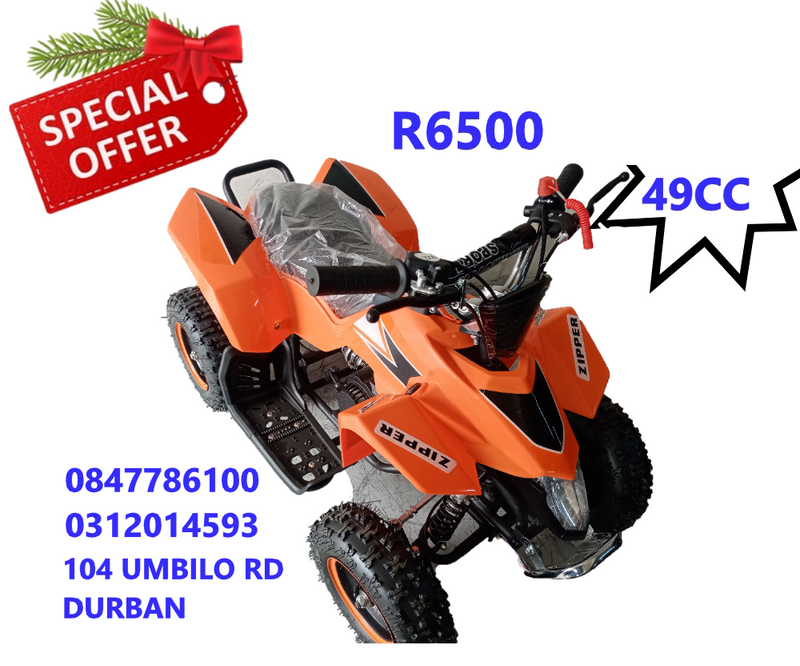 QUAD BIKE  49CC    SPECIAL [ R6500   XXX MOTOCYCLE   WE ARE OPEN  TO  DAY