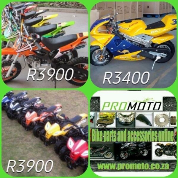 Bike and quad parts,tyres,pockets bikes.