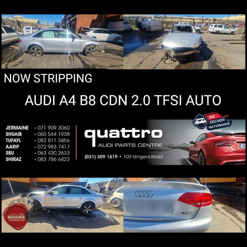 A4 B8 2.0 TFSI AUTO STRIPPING FOR SPARES