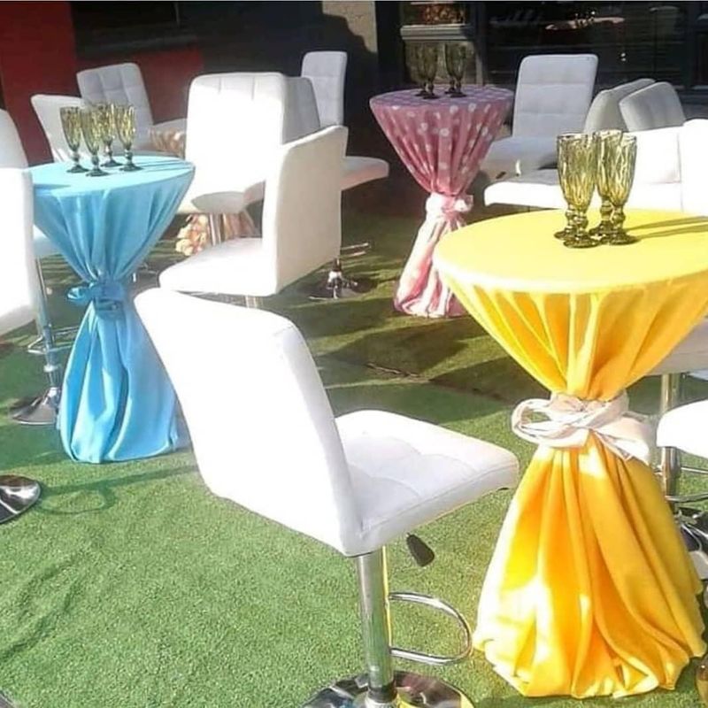 Equipment hire in Randburg, Northriding, Centurion for your weddings, baby showers, bridal showers