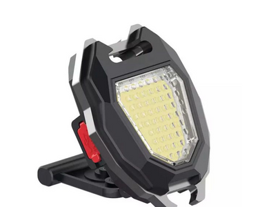 Nearly New Mini Cob Led Flashlight Rechargeable Key Chain Torch- Sd - Super Deal Working Completely