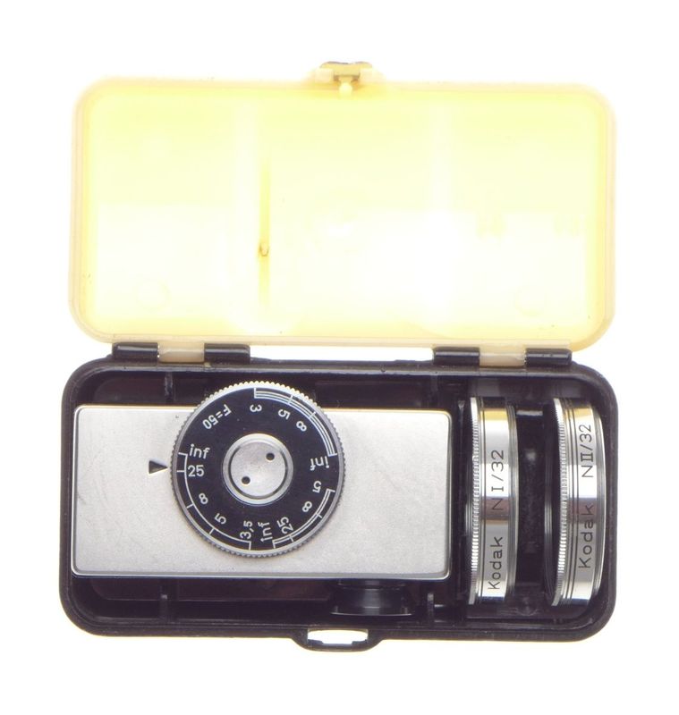 Kodak lens hood set filters camera accessory vintage