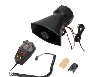 Nearly New Megaphone For Car Megaphone Siren - Car Megaphone 5 Tone Alarm Horn 12V 110dB Loud Speake