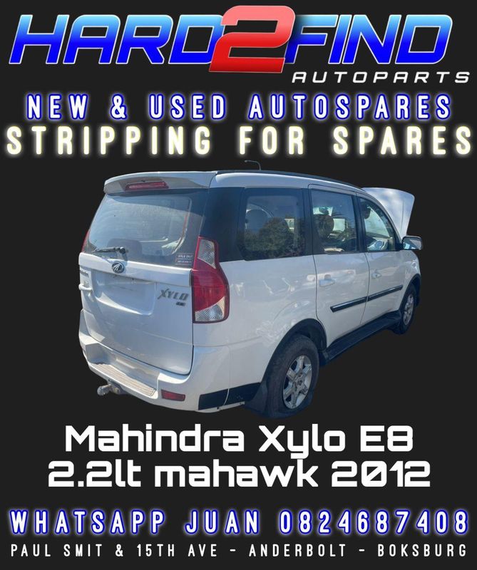 MAHINDRA XYLO E8 2.2LT 2012 STRIPPING FOR SPARES