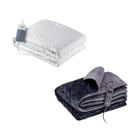 Solac - Electrical Under Blanket (Single) with Throw Over Blanket (Single)