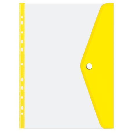 Treeline - Filing Carry Folder Open Long Side Yellow - Pack of 5