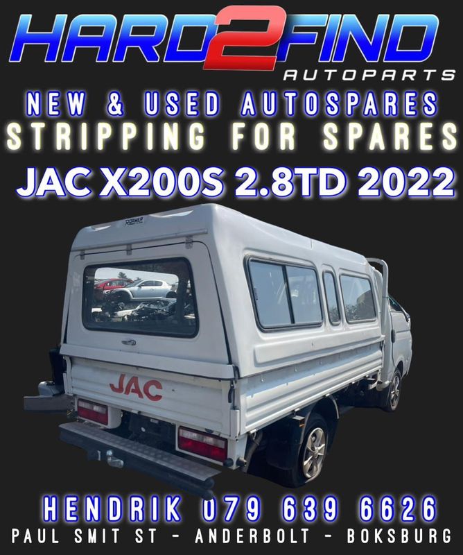 JAC X200S 2.8TD 2022 BREAKING FOR PARTS